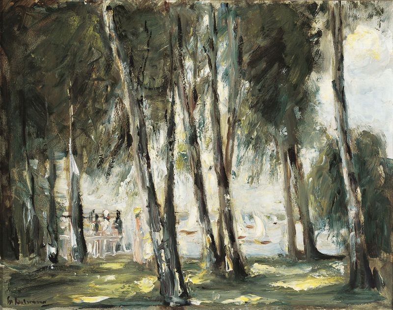 Max Liebermann, Birken am Wannsee, um 1924 © Stadtmuseum Simeonstift Trier